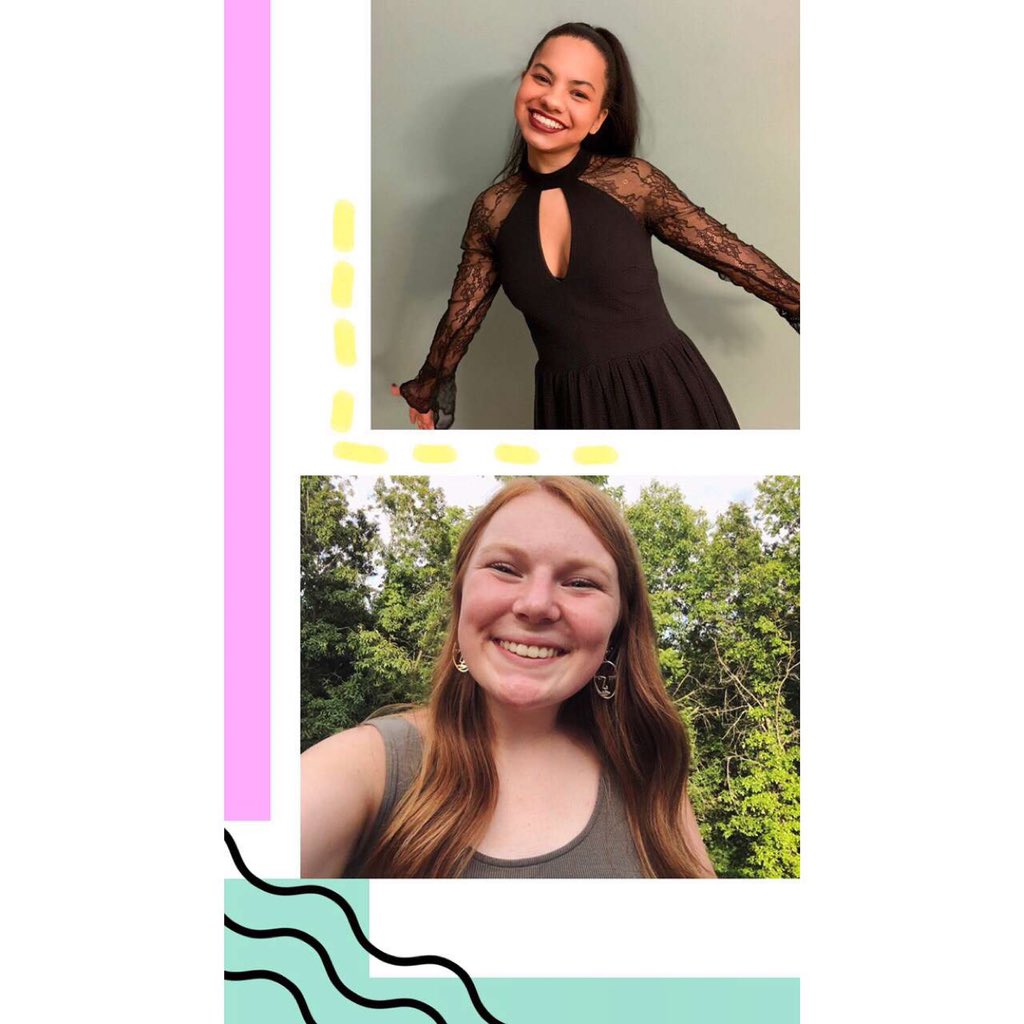 Meet two of our new sisters! Olivia is a biology major from Carlinville, IL who loves helping at animal shelters and wants to own lots of dogs when she gets older🐶 and Tori is an engineering major from Joliet, IL who has over 75 headbands👑