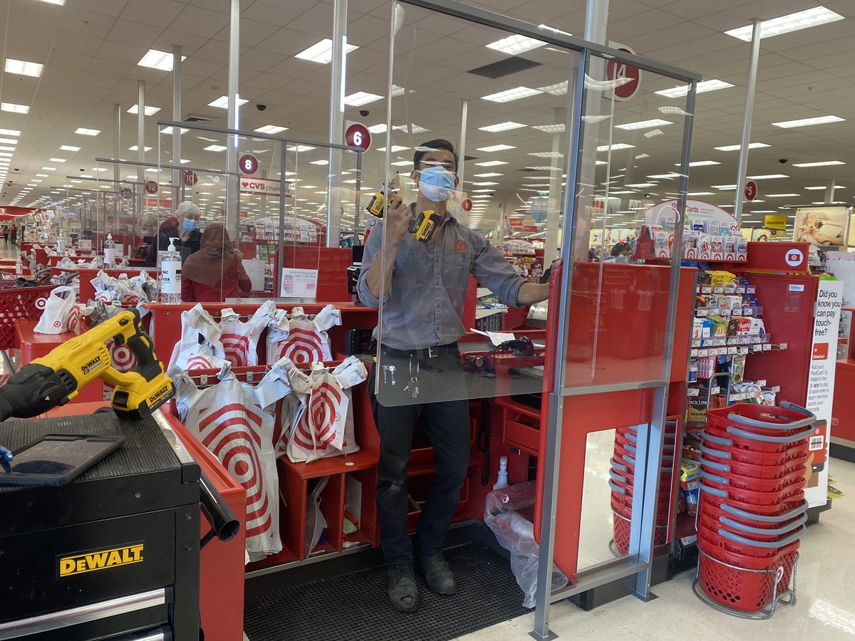 Shana Horne (@_shorne_) on Twitter photo The name of the game is safe & clean! Huge shout out to Jason and @Calvin_Pmbp for helping keep our team members and guests safe! We love our new “doors” here at 2544! #SafeAndSound #T2544 #Target #BestPMLaround @DuaneAtTarget <a href="/TargetDaveT2544/">Dave Moore</a> <a href="/jennifernbest/">Jennifer Best</a> The name of the game is safe & clean! Huge shout out to Jason and @Calvin_Pmbp for helping keep our team members and guests safe! We love our new “doors” here at 2544! #SafeAndSound #T2544 #Target #BestPMLaround @DuaneAtTarget <a href="/TargetDaveT2544/">Dave Moore</a> <a href="/jennifernbest/">Jennifer Best</a>