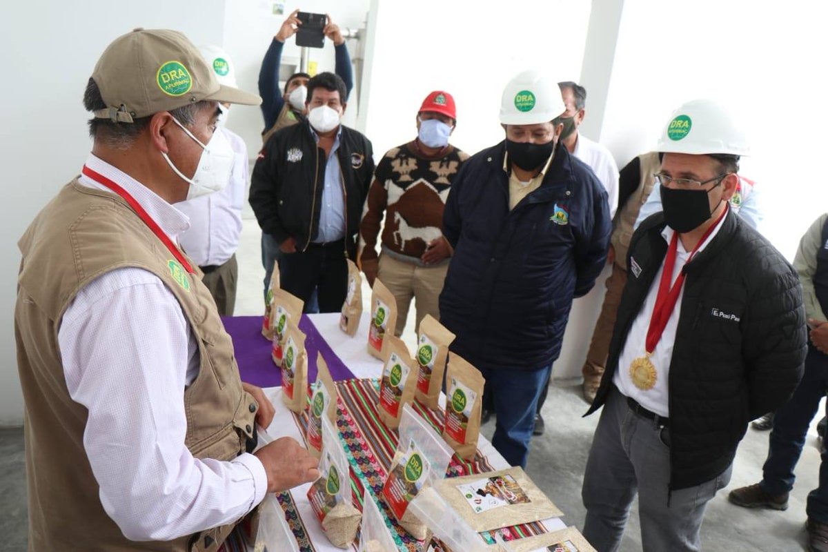 Una planta de procesamiento del proyecto Quinua  en el distrito de Curahuasi, la cual beneficia a la población de 5 provincias de la región. Se trata de salud y alimentación... Se trata de derechos.