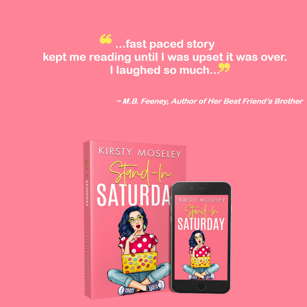 KirstyEMoseley's tweet photo. LOVED what @mbfeeneyauthor had to say about #standinsaturday! Be sure you grab your copy and come hang out with us today and tomorrow in Kirsty's Kornerโ https://t.co/pjDtBKP4aA https://t.co/aZwyWlEJvH