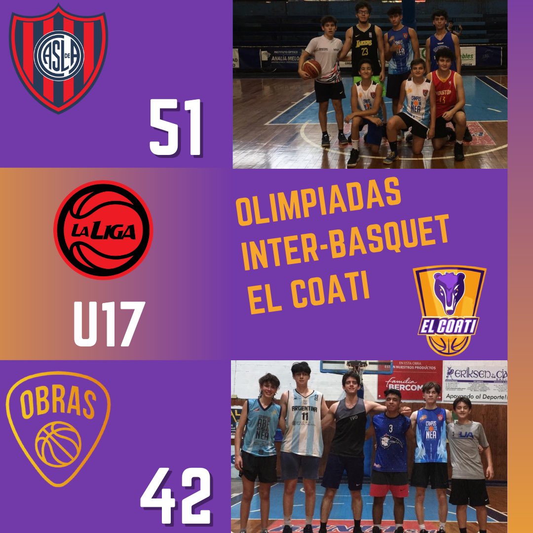 ElCoatiBasquet's tweet photo. Resultados primeras dos fechas Liga Nacional U17 🔥

🏀Olimpiadas Inter-Básquet El Coati 🏀 

Grandes juegos 💪🏻💪🏻💪🏻🏀🏀🏀🔥🔥🔥 https://t.co/0FdVClF2Ax