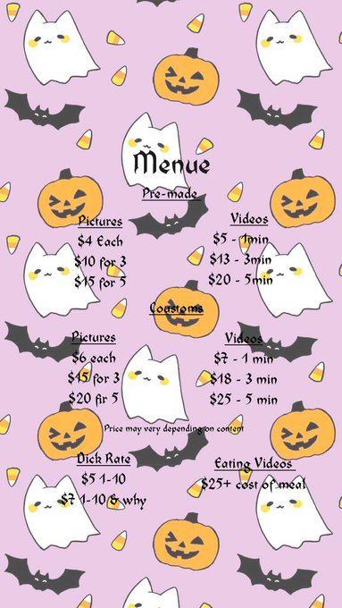 My new menu ill be making lots of content this month so show me some love okay hun https://t.co/Zzvn1uaJ4N