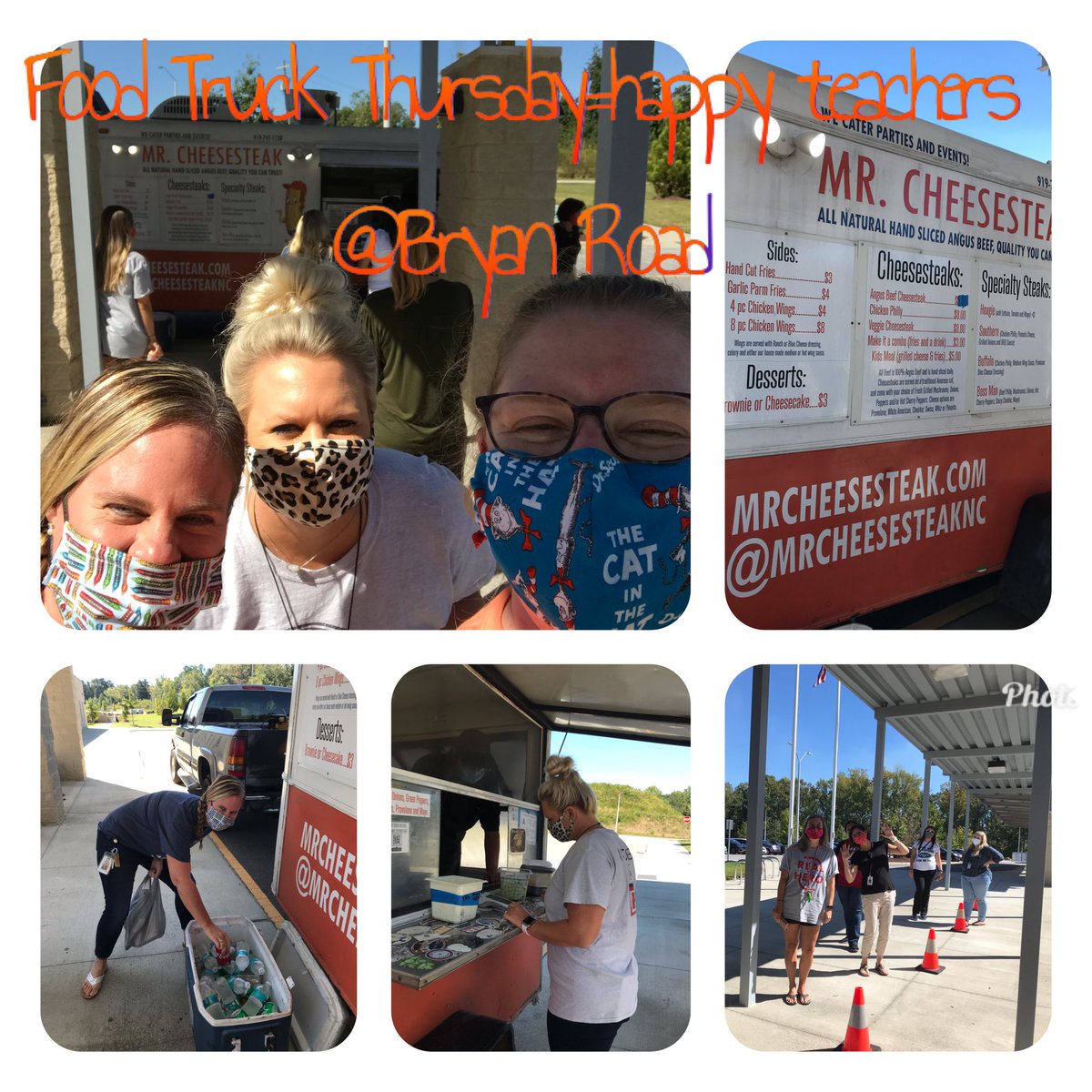 Happy Thursday <a href="/BryanRoadES/">Bryan Road Elementary School</a> with our Jolly Rogers booking us another awesome Food Truck <a href="/MrCheesesteakNC/">Mr. Cheesesteak</a>