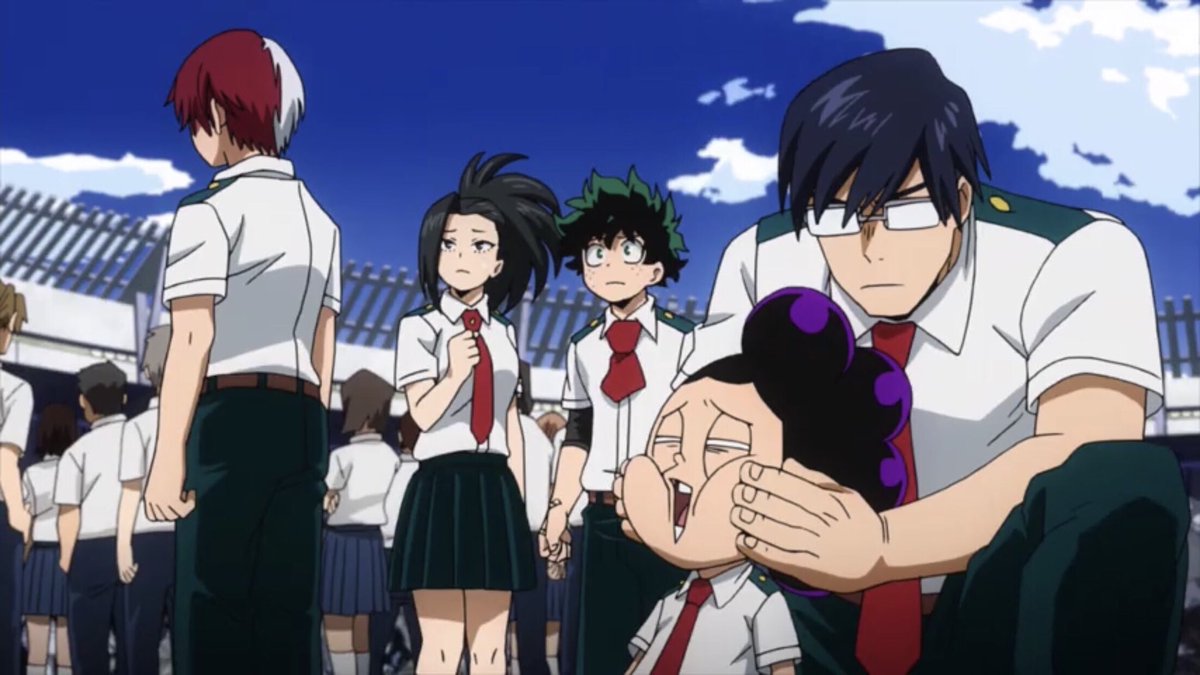 Provisional Licensing Exam: After finding out Todoroki didn’t pass she genuinely looks sad for him. She forgets about herself and directs her worry towards him.