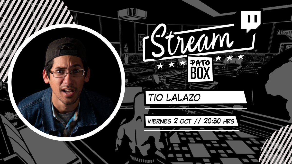 Mañana vamos a ver a <a href="/TioLalazo/">TioLalazo</a> intentar el Arcade Mode de #Patobox !

cuanto a que se muere mínimo 20 veces en el primer boss, lol

8:30 PM en:

twitch.tv/tiolalazo

(habrá regalos)