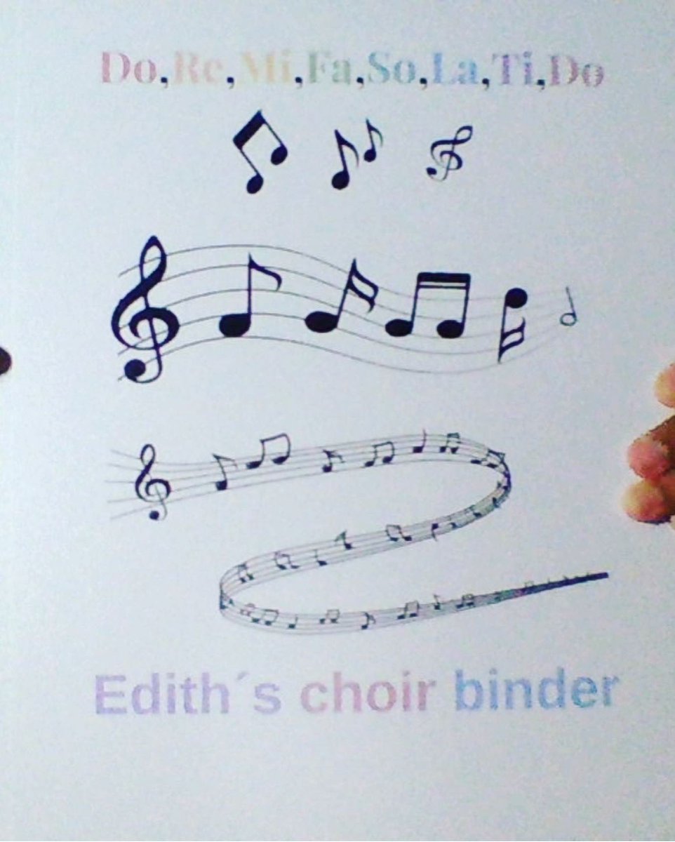 More awesome binder decor!!! LOVE IT SO MUCH! 😍😍😍 #choirforlife