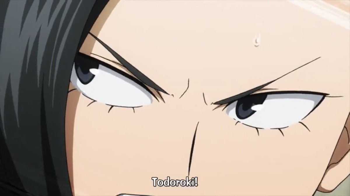 Todoroki brings out the best of Momo. From giving her confidence back we can see how amazing Momo truly is. That little confidence boost from Todoroki and her overcoming it results in. This also leads to her further defining character development. A badass hero! You go, Yaomomo!