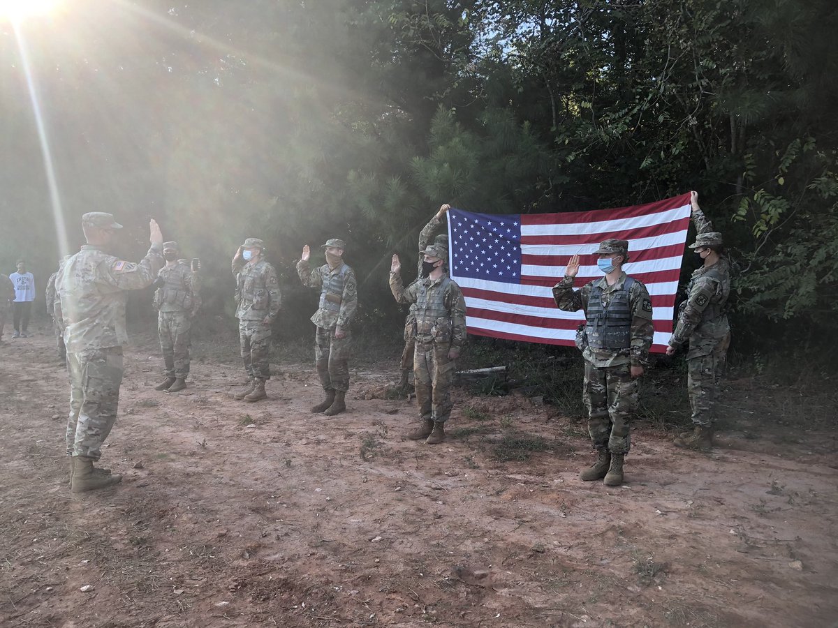 ArmyClemson's tweet photo. Congratulations to Cadets Gubanich, Wright, Opitz, McKnight, and Longacre for contracting today! The Army is better off with these five stellar cadets in its ranks. https://t.co/eTuWoNbv6c