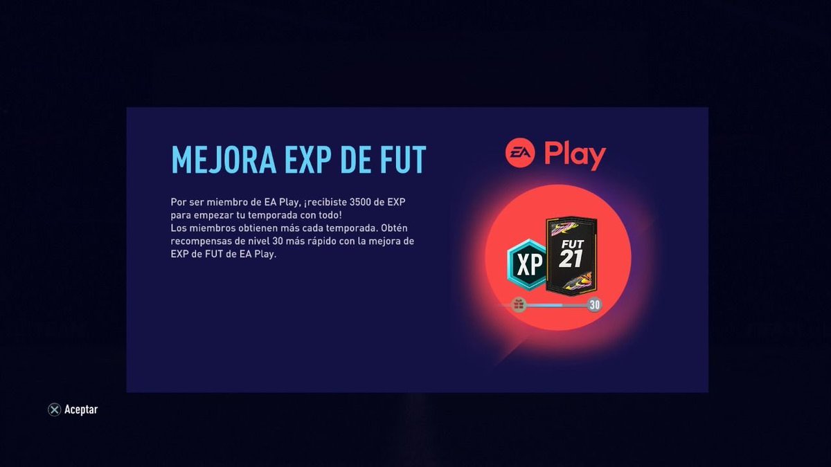 teamLGDgaming's tweet photo. Todos los jugadores q tengan Ea play y ya estén usando las 10 horas de prueba tendrán 3500 puntos de temporada en la primer temporada de #FUT21 https://t.co/Dk6JusFscS