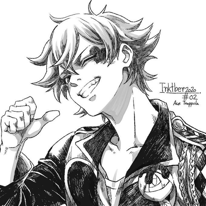 ฮืมมมมม #inktober2020 #ツイステ  #twistedwonderland 