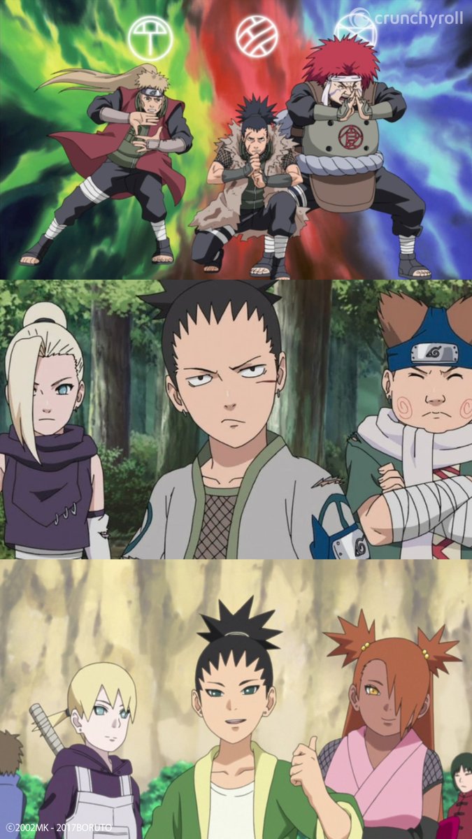 BORUTO on Twitter: "Generations of Ino-Shika-Cho 🔥… "
