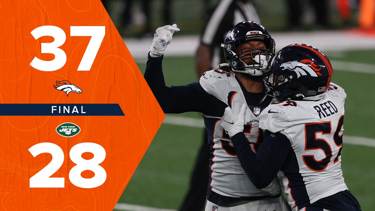 Broncos's tweet image. A win's a WIN.

We #BeatTheJets!!!
