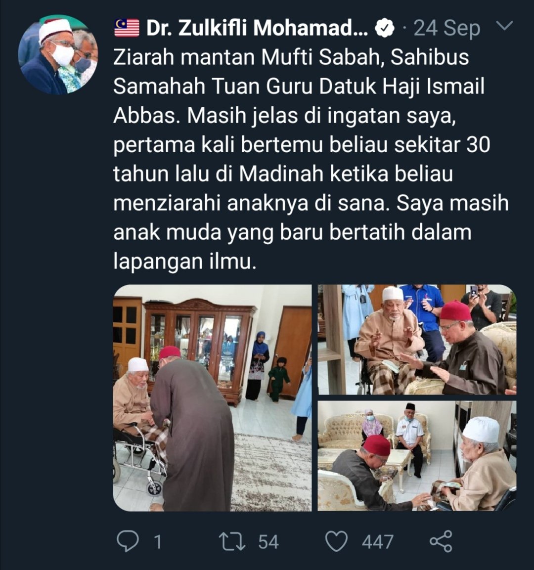 Menteri yang bukan ahli politik @drzul_albakri24 Sep: KK, Tuaran25 Sep: Kota Bharu