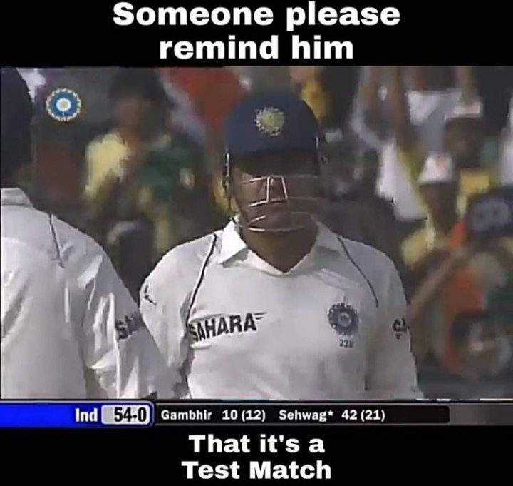 rameshsehwag_'s tweet photo. Virender Sehwag play like T20 in Test Cricket ๐๐ฅ#18daystoViruBirthday #Viruforever https://t.co/OoO96VtkBn