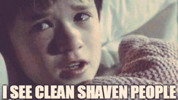 When You See Clean Shaven People
#StayStrong #DontShave