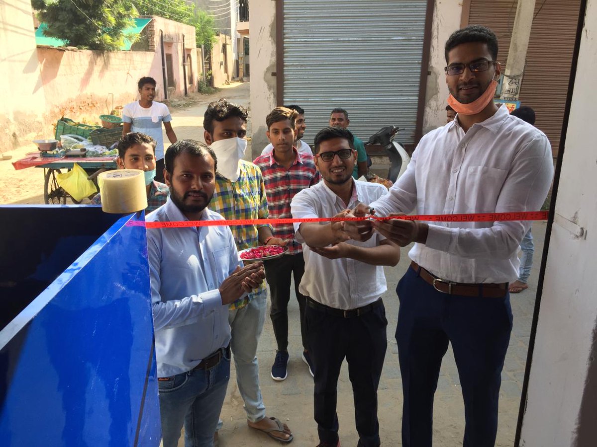 dmjagdeep's tweet image. गांधी जयन्ती के मौके पर जिला रेवाडी के वार्ड  12 उत्तम नगर मौहल्ला मे निशांत यादव पुत्र श्री लक्षम्ण सिहं यादव (विधायक कोसली) के कर-कमलों से एक नऐ #CSC सेंटर का उद्धघाटन किया गया।

मौके पर सीएससी जिला प्रबंधक जगदीप भी मौजुद रहें।

#cscrewari