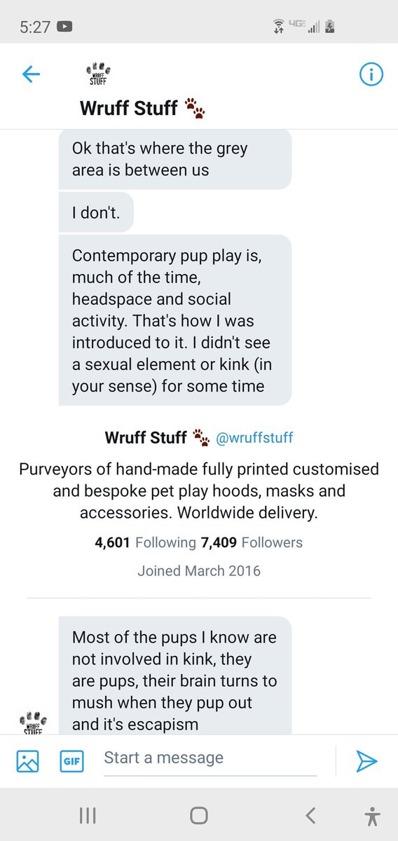 Conversation with said @/Wruffstuff