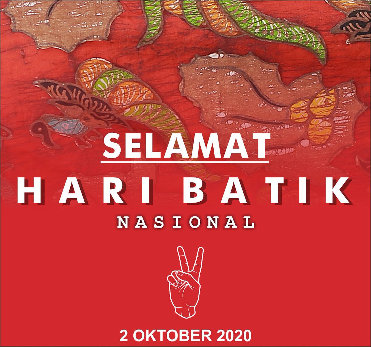 Jangan lupa pakai batik hari ini ya, dan tetaplah bangga menjadi bagian dari Indonesia.
.
.
Selamat Hari Batik Nasional, 2 Oktober 2020
.
.
Salam 2 Periode untuk Joko Sutopo - Setyo Sukarno

#GoNyawijiSesarenganMbangunWonogiri 
#JosSs 
#JokoSutopoSetyoSukarno