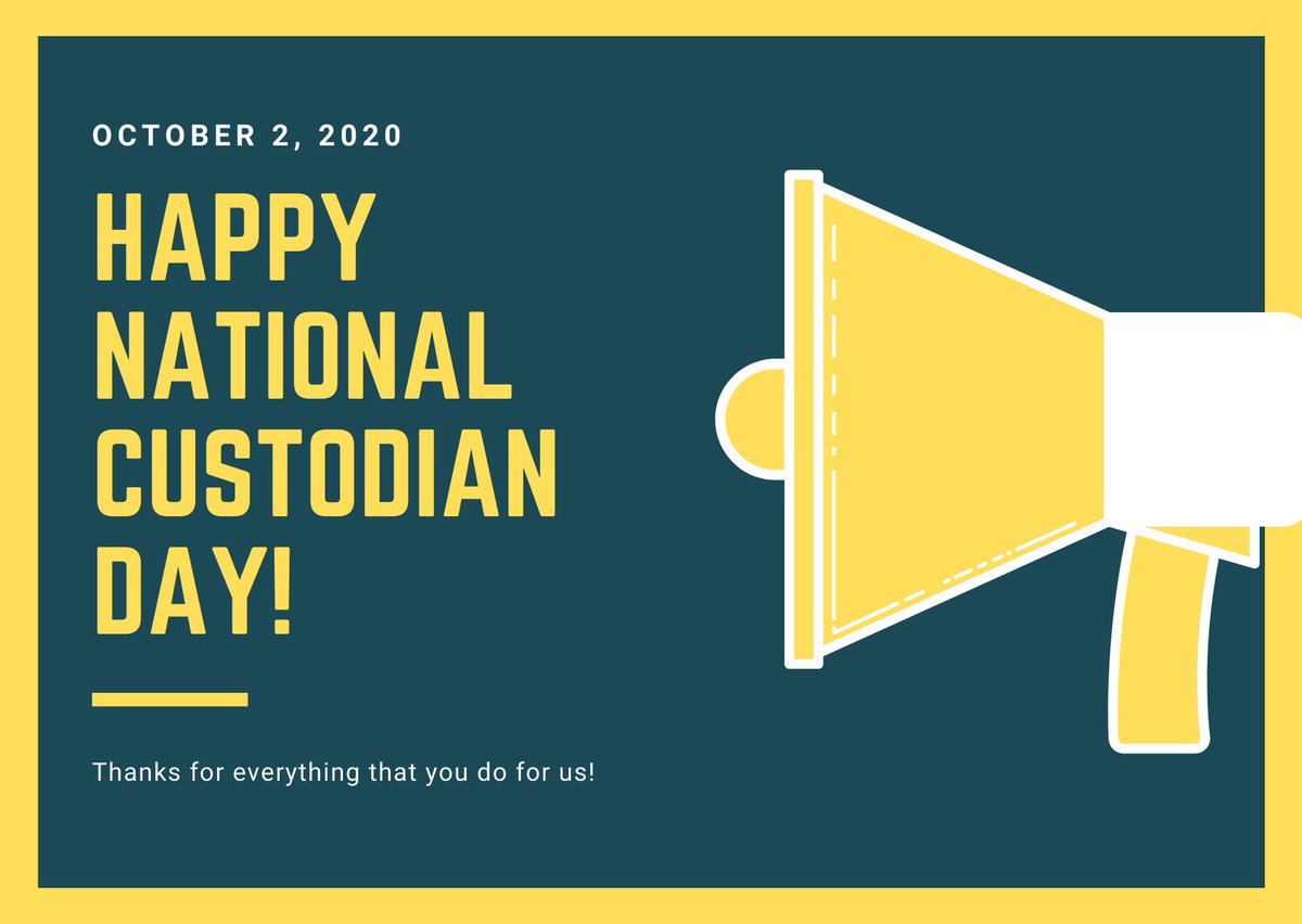 Please join us as we celebrate and honor our Washington Unified School District (WUSD) custodians on October 2, 2020, National Custodian Day! Read more: wusd.k12.ca.us/announcements/…