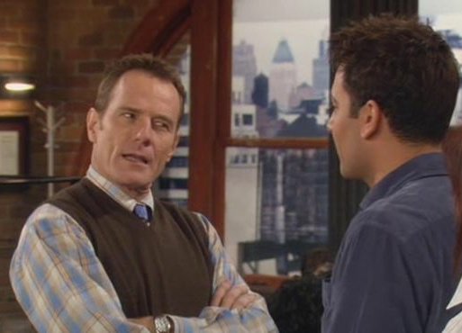 Bryan Cranston designed a building Ron Jeremy would've been proud of.Meanwhile Jane Seymour was a Barney-breaking cougar. #HIMYM S2E6
