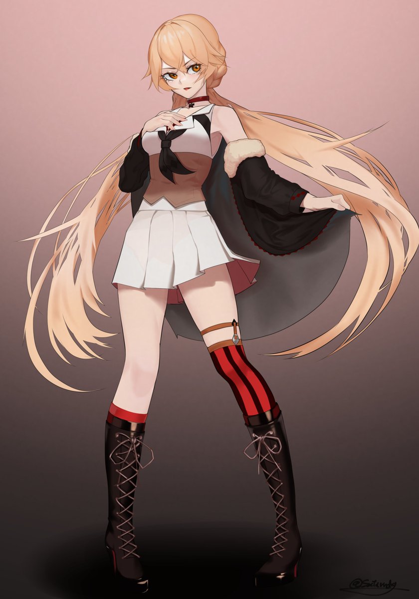 「OTs-14
#ドールズフロントライン 
#ドルフロ 
#少女前線 
#少女前线」|いとうにむーんのイラスト