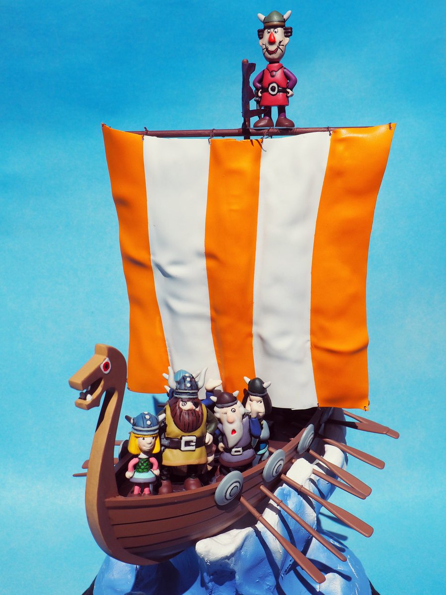 ビッケとバイキング船 アオシマ　小さなバイキングビッケ　プラモデル ビッケとバイキング船 アオシマ 小さなバイキングビッケ プラモデル