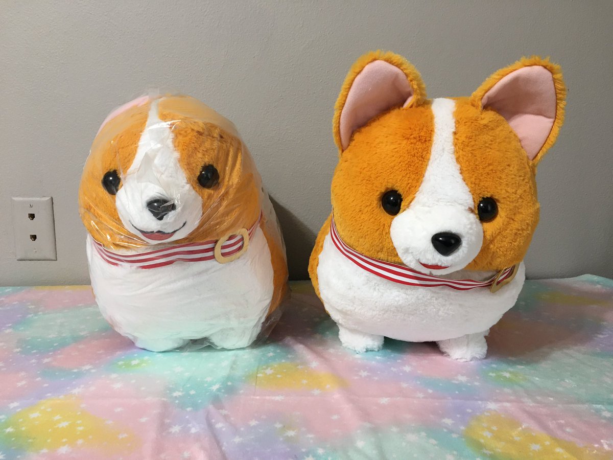 Corgi PlushAww who could say no?? I won him but realized I already had a red collar one.Mine shown for reference, these guys are big!!$50 USA priority shipping included