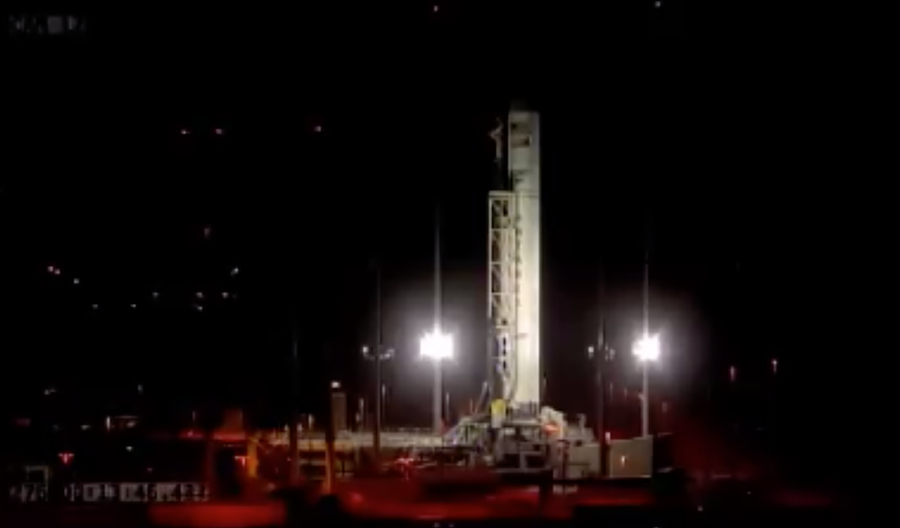 SpaceflightNow's tweet photo. Northrop Grumman launch conductor just polled the Antares team, and all stations reported they are “go” to begin filling the Antares rocket with propellants at the Mid-Atlantic Regional Spaceport.

Launch is on track for 9:38pm EDT (0138 GMT). 

Watch: https://t.co/2hLjcCgtBx https://t.co/FnyV5qtftJ
