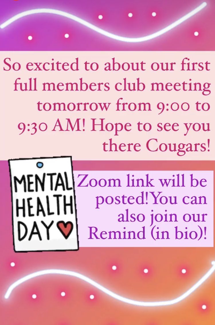 Cougar Minds Matter tweet media