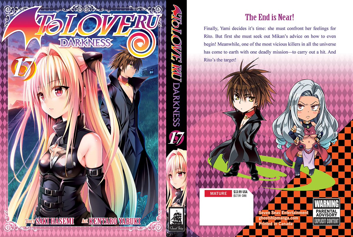 Seven Seas Licenses To Love Ru, To Love Ru Darkness Manga - News
