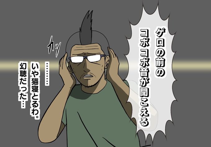 猫飼い人はラグの上や掃除に困る場所に吐かれないためにコポコポ音にめちゃくちゃ敏感になる。たまに幻聴でコポコポ音が聞こえるくらいに…… 