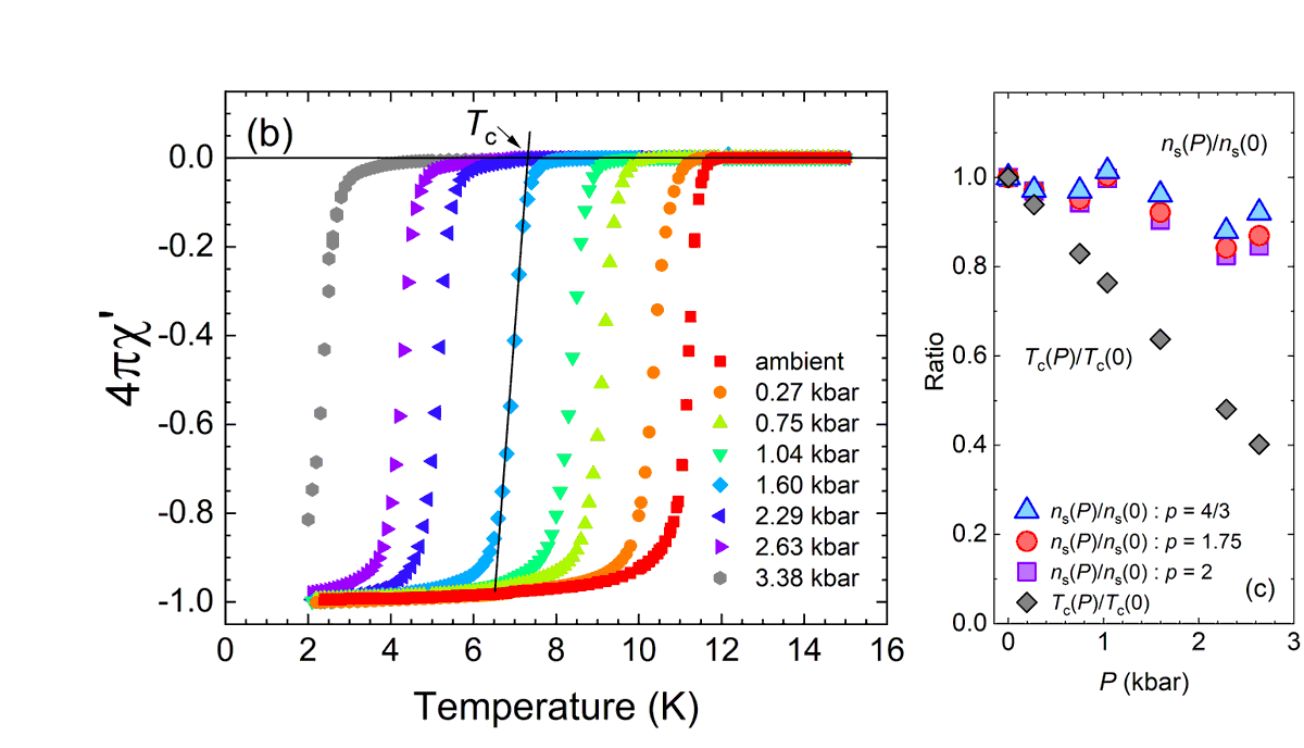 PhysRevResearch's tweet photo. Superfluid density versus transition temperature in a layered organic superconductor κ−(BEDT−TTF)2Cu[N(CN)2]Br under pressure, Kodai Wakamatsu, Kazuya Miyagawa, and Kazushi Kanoda #superfluids #superconductivity #chemicalphysics https://t.co/BU5k9vhCgL https://t.co/Dk9FzKpqzJ
