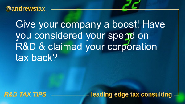 AndrewsTax's tweet photo. For #R&amp;D tax credit advice read our blog here https://t.co/BAwlXOKDbI or contact +353 (0)1 6978012 https://t.co/UXn23vzuun