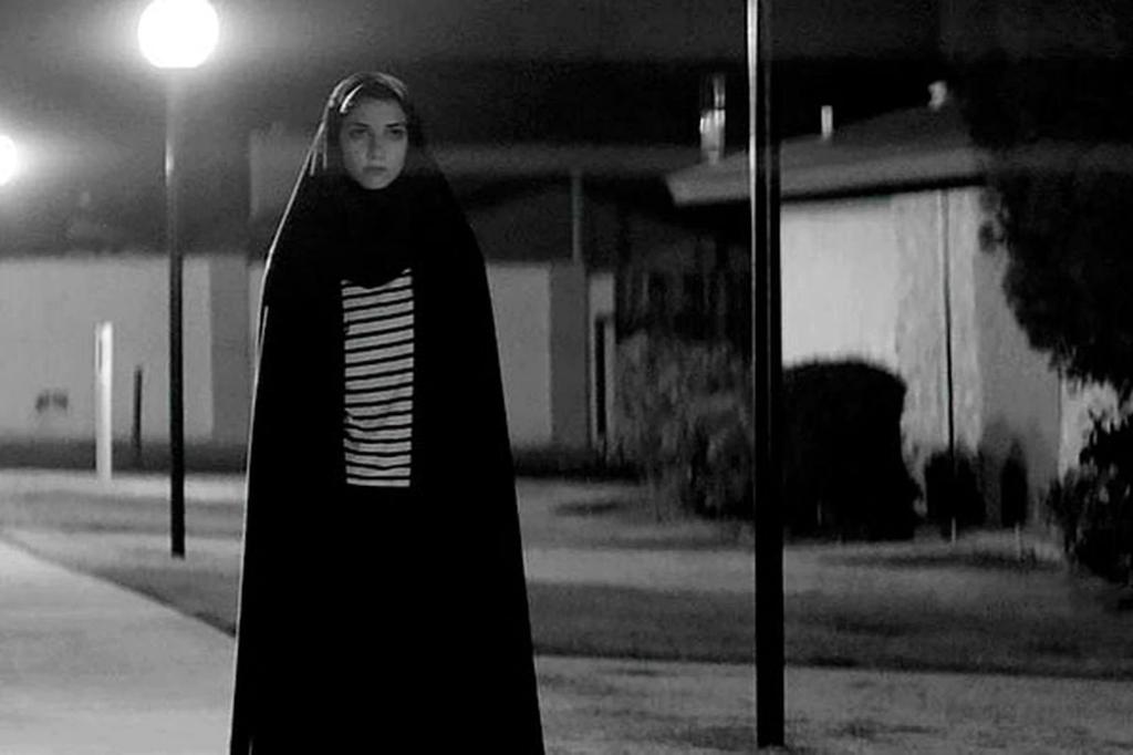 7. A Girl Walks Home Alone At Night (2014) - This film is considered to be the first Iranian vampire western movie! It follows the residents of a ghost town bad city who encounter a skateboarding female vampire who preys on men who disrespect women.