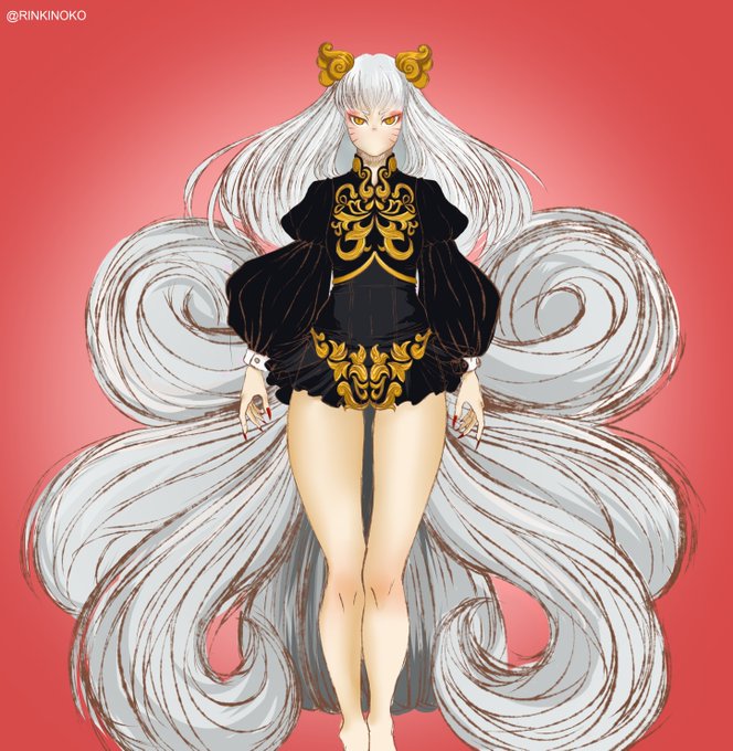 Un #fantar de #Ahri de #LeagueOfLegends . Estaba dise&ntilde;ando skins inspiradas en el barroco, pero solo<a href="/tag/fantar"class="tags">#fantar</a><a href="/tag/ahri"class="tags">#Ahri</a><a href="/tag/leagueoflegends"class="tags">#LeagueOfLegends</a>