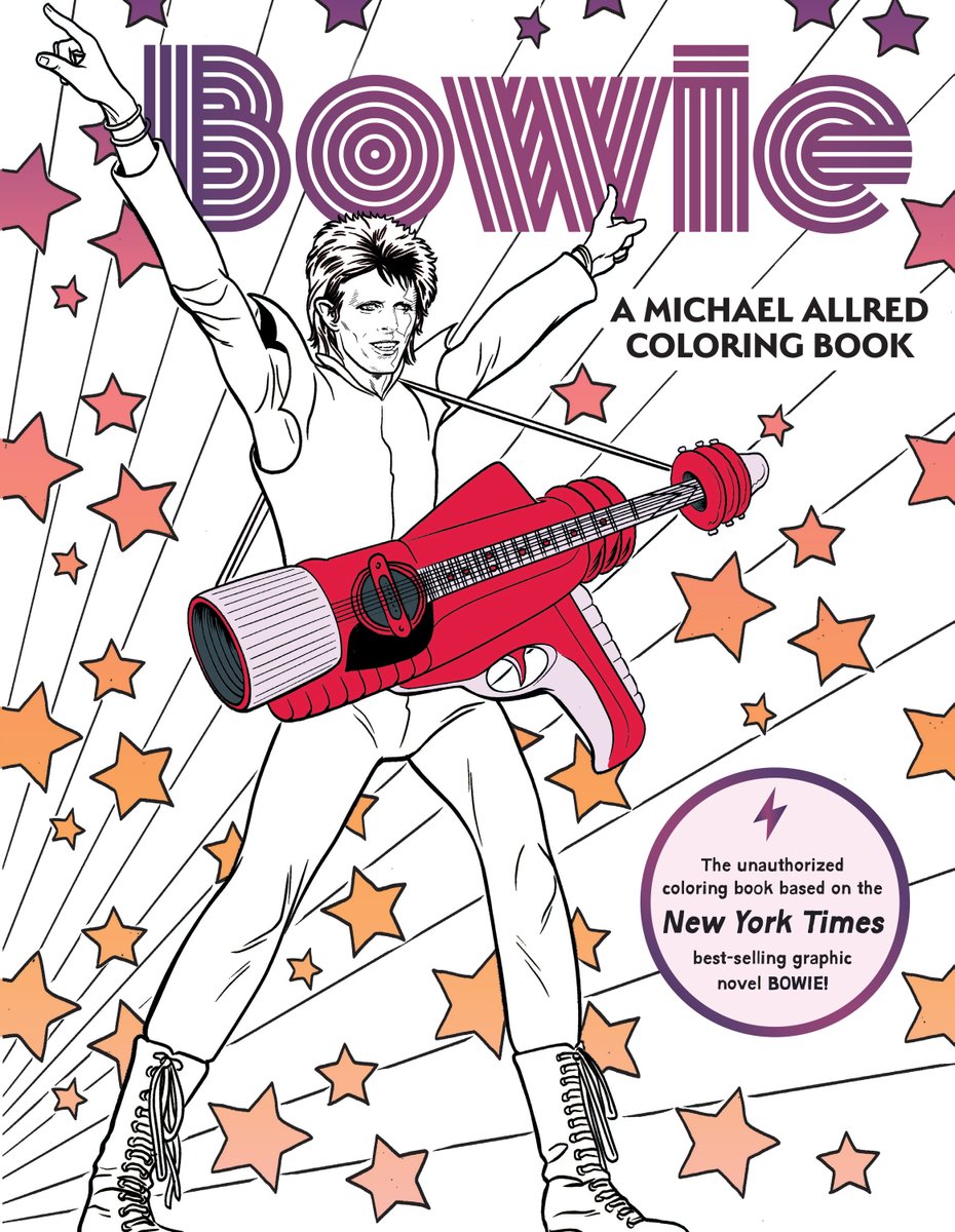 AllredMD's tweet image. Get out yer crayons! #BowieColoringBook⚡️amzn.to/343Fgyo
