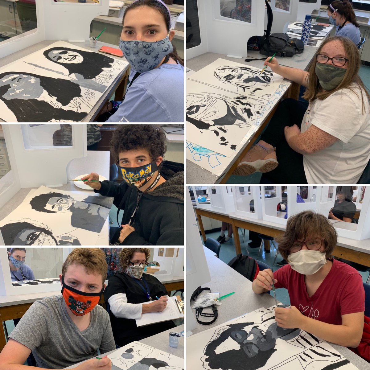 Mrs. Bradley (@nbradley_art) on Twitter photo Portraits with my favorite people!!! 🥰🎨🖌💛💙 <a href="/mswegener/">Kathleen Wegener</a> <a href="/_pdepalma/">Mrs. DePalma</a> <a href="/Meld521/">Melinda</a> <a href="/AmesChiefs/">AmesChiefs</a> Portraits with my favorite people!!! 🥰🎨🖌💛💙 <a href="/mswegener/">Kathleen Wegener</a> <a href="/_pdepalma/">Mrs. DePalma</a> <a href="/Meld521/">Melinda</a> <a href="/AmesChiefs/">AmesChiefs</a>