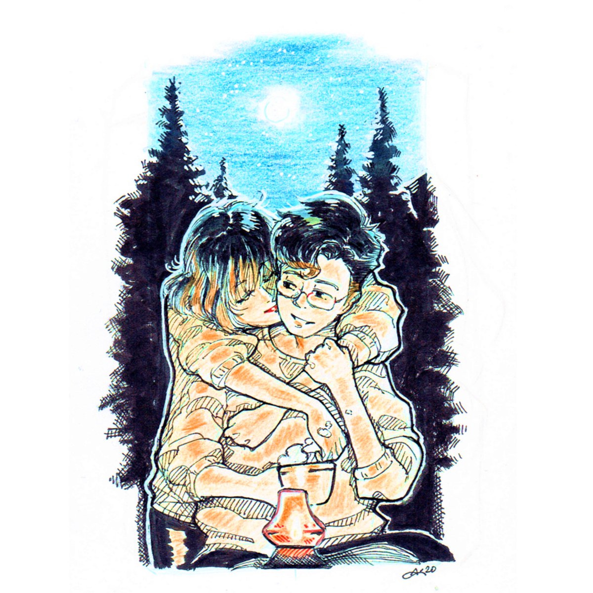 AlexKnight_'s tweet photo. InkLamp Day 01: Tender
A beautiful scene to begin this challenge.
Support me in your social media, follow me for more and share the list, give love to this project.
#inklamp2020 #inklamp #AlexKnight #TraditionalArt #Tender #Ink #Pencilcolor #Lovely #Couple https://t.co/oN5BxKP2s7