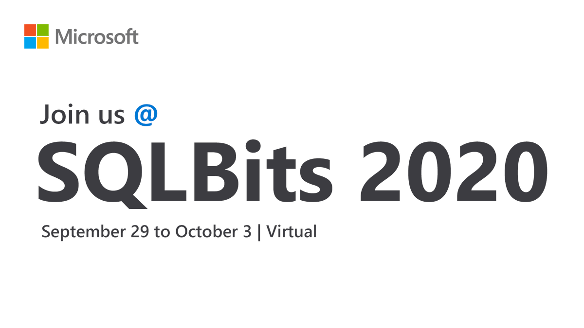 SQLServer's tweet image. It's happening! #SQLBits2020 is going digital and there are Azure Data Sessions you don't want to miss. Join us! msft.it/6016Ta6Yr