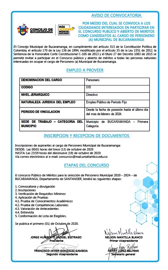 Concejo de Bucaramanga tweet media