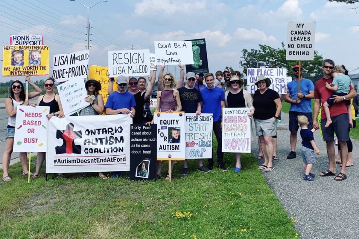 tylerwatt's tweet photo. October is #AutismAwarenessMonth and I’m sad to say that Ontario is still in the same place it was when Min. Lisa MacLeod implemented her disastrous autism program that caused countless therapist layoffs, families losing proper funding, and an increased wait-list. #onpoli https://t.co/MhtgDnU7pB