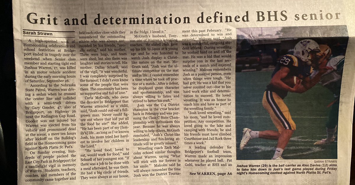 thecirclelranch's tweet photo. A great article on a great kid. @News_Blade @B_Port_Football #flyhigh29 https://t.co/3lc1h7c36n