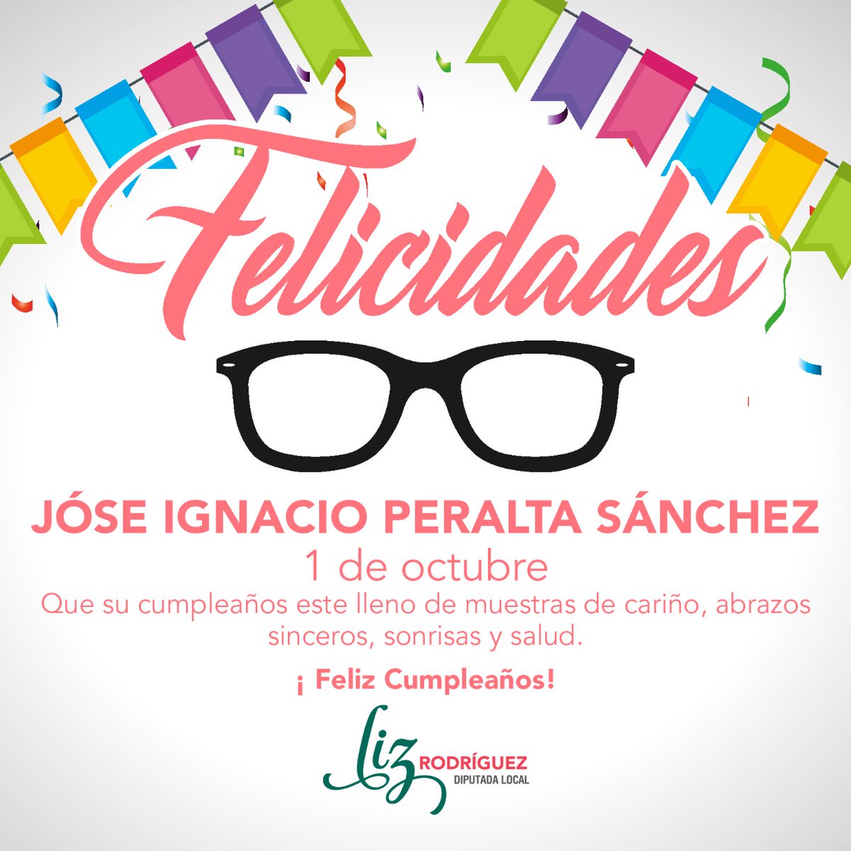 Mis mejores deseos para el gobernador José IgnacioPeralta Sánchez, le envió, los mejores deseos.

¡Feliz Cumpleaños!