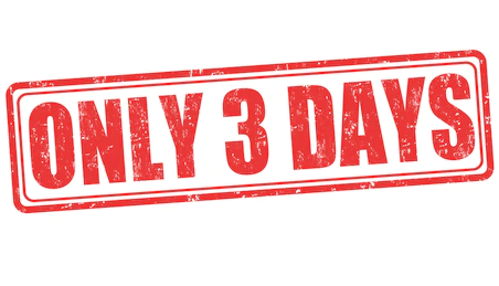 Third only. Онли апгрейд картинка юба. day 3. 3days. only 1 day left.