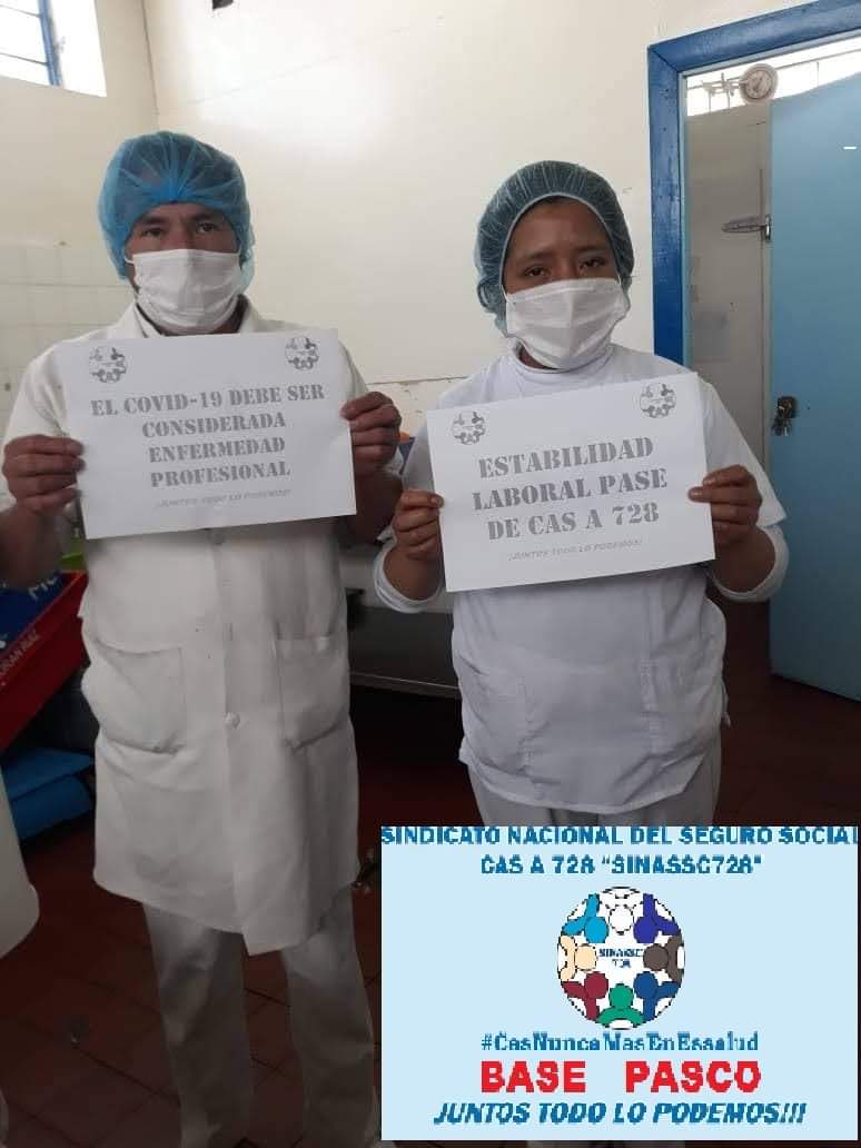 Bania50330927's tweet photo. Los CAS de Essalud solicitamos que se inicie la reglamentación de la ley vigente 31039 publicada el 26/08/20
Por ESTABILIDAD LABORAL EN ESSALUD. 
CAS NUNCA MÁS EN ESSALUD
@MTPE_Peru @jpalaciosgal @sinassc728 #CasNuncaMasEnEssalud #Ley31039JusticiaLaboral https://t.co/9JXXwepxO5