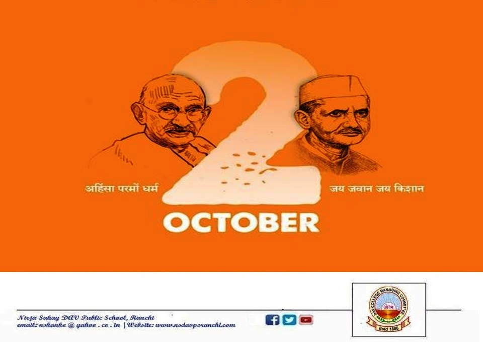 NirjaDav's tweet photo. #GandhiJayanti2020 
#LalBahadurShastriJayanti https://t.co/STfrdkiTYy