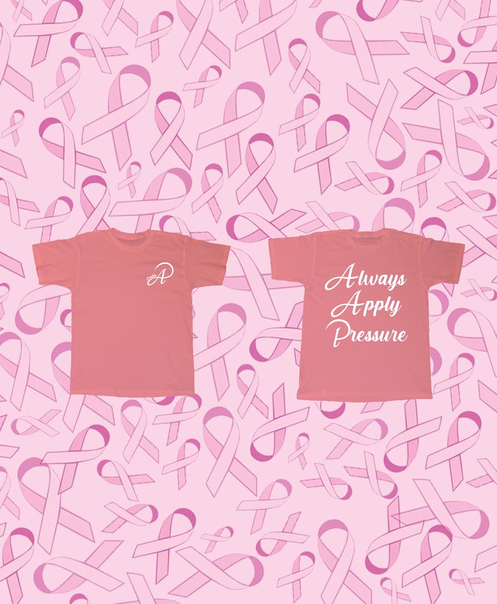 doubleapmerch's tweet photo. In honor of breast cancer month. Our pink “OG” T-shirts will be $10 for the month of October! 10% of proceeds will be donated to the American Cancer Society. #AlwaysApplyPressure
https://t.co/yNb5sC7iOk https://t.co/Ur19Gas2M9