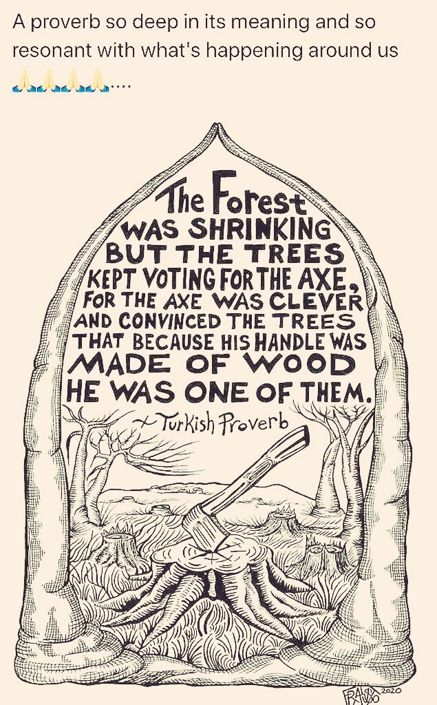 Elixirneer's tweet photo. This Turkish proverb ,how miserably fit on this new circumstances in India...

Even Turkey do same thing with Azerbaijan on Armenia-Azerbaijan conflict.. https://t.co/Xo2ltBPPVb