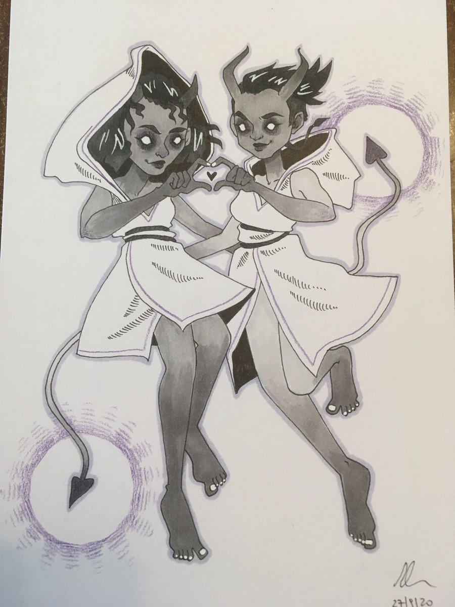 AngisNightmare's tweet photo. Commissions von der Mosti Con, der letzten Con des Jahres 2020 🥺
Danke an milkyrosaillustration(Insta) & @chibikurai 🖤
#Commission #convention #austrianconvention #mosti #convention2020 #mosticon #mosticon2020 #devilcommission #wearedevils #iloveLynn https://t.co/LYnSPIkfbN