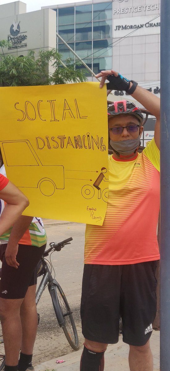 sriknata's tweet photo. @DULTBangalore @bicyclemayorblr @blrcitytraffic posters to educate on road sharing by Espana Riders @DhamijaSid https://t.co/heTQ3vJmQa